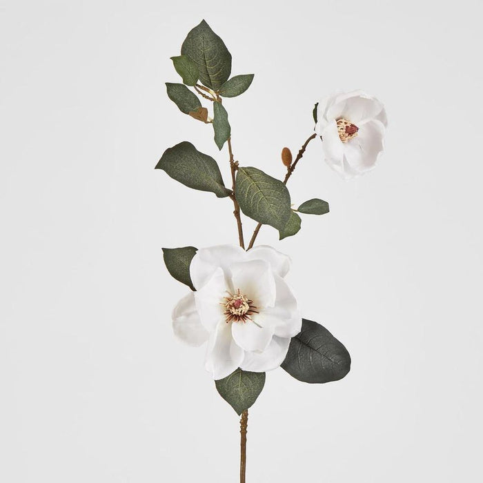 Magnolia Spray 84cm White - Pack of 12