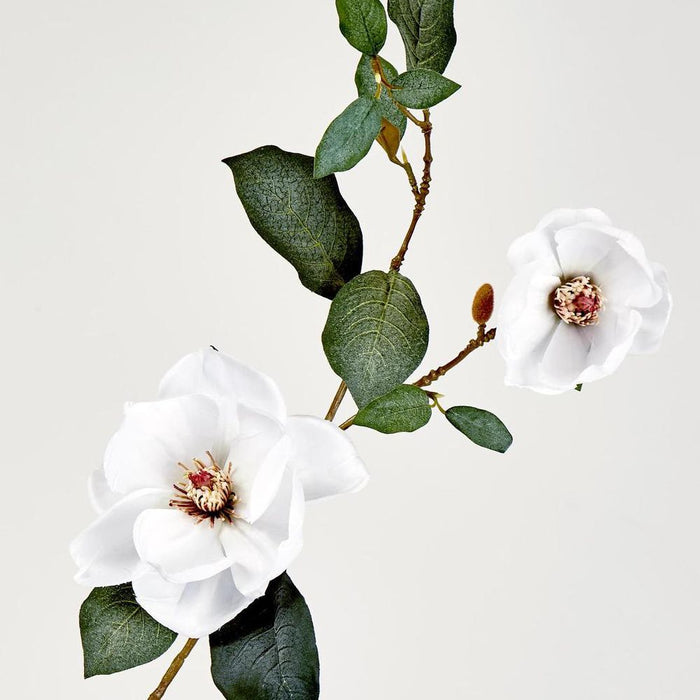 Magnolia Spray 84cm White - Pack of 12