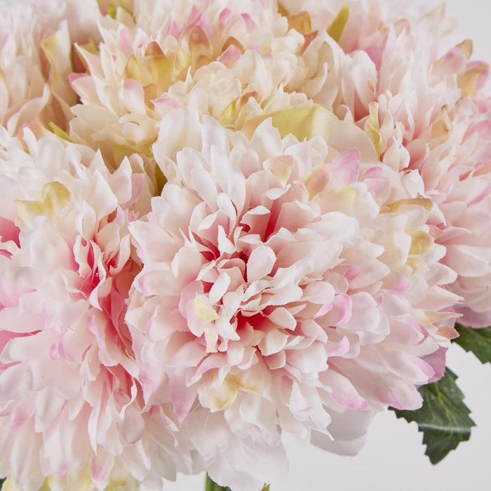 Frilly Peony Bouquet Light Pink 27cm - Pack of 12
