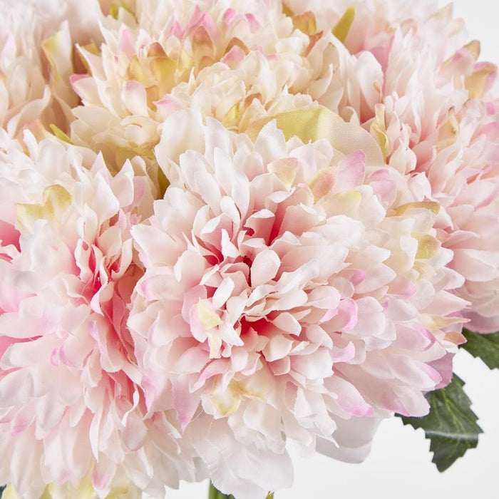 Frilly Peony Bouquet Light Pink 27cm - Pack of 12