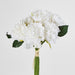 Frilly Peony Bouquet White 27cm - Pack of 12