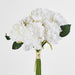Frilly Peony Bouquet White 27cm - Pack of 12