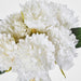 Frilly Peony Bouquet White 27cm - Pack of 12
