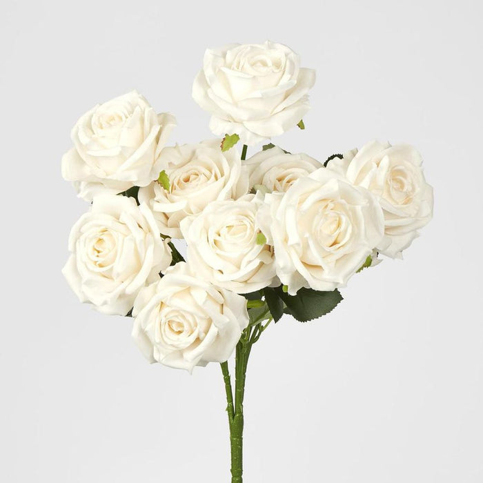 Lisa Rose Bunch 40cm Beige - Pack of 12