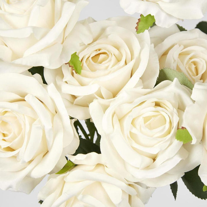 Lisa Rose Bunch 40cm Beige - Pack of 12