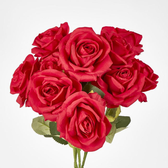 Lisa Rose Bunch 40cm Red - Pack of 12