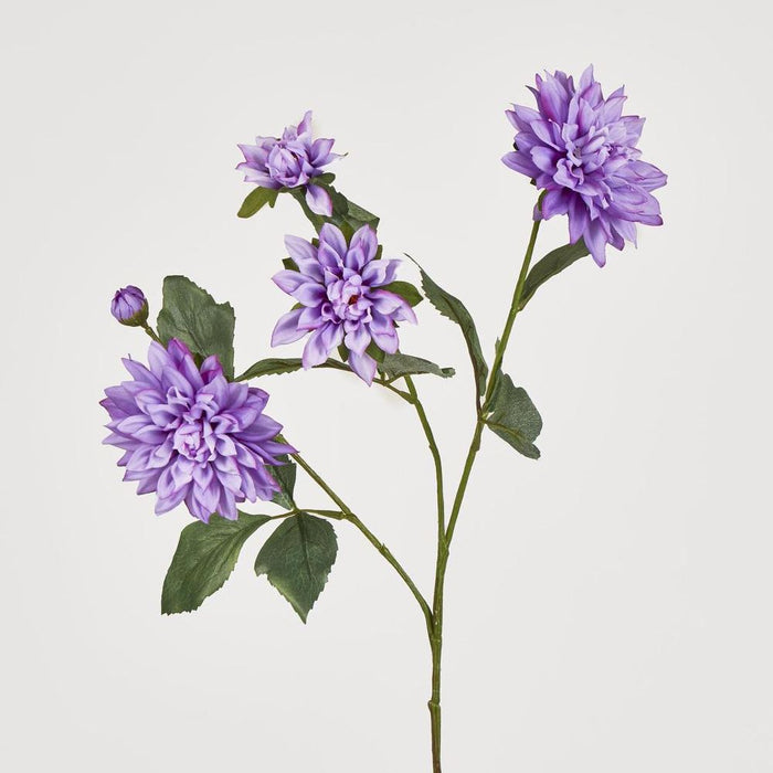 Dahlia Spray 70cm Purple - Pack of 12