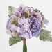 Ranunculus Hydrangea Bouquet Purple 29cm - Pack of 12