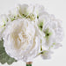 Ranunculus Hydrangea Bouquet White 29cm - Pack of 12