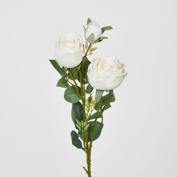 Real Touch Rose Spray White 62cm - Pack of 12