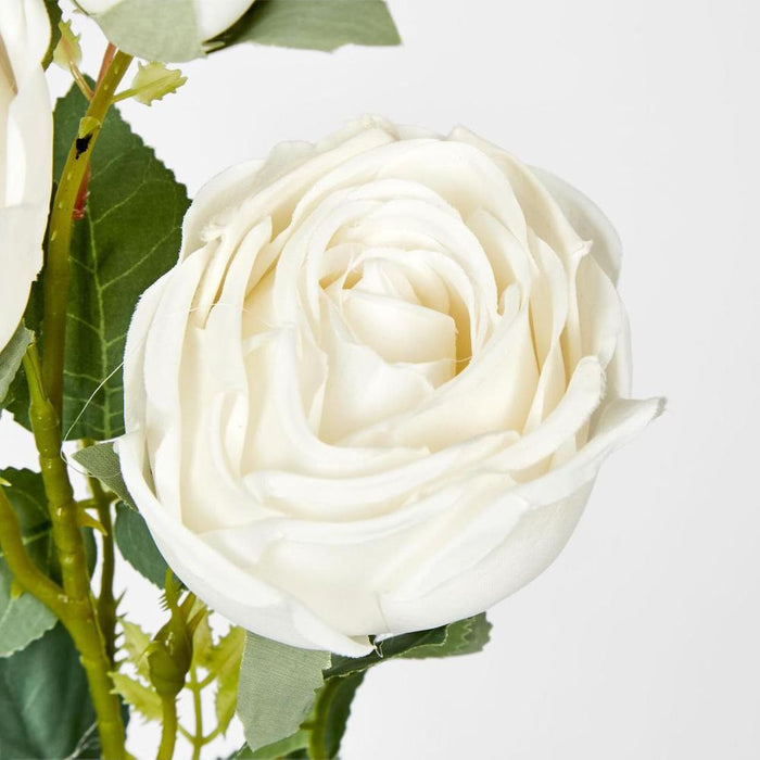 Real Touch Rose Spray White 62cm - Pack of 12