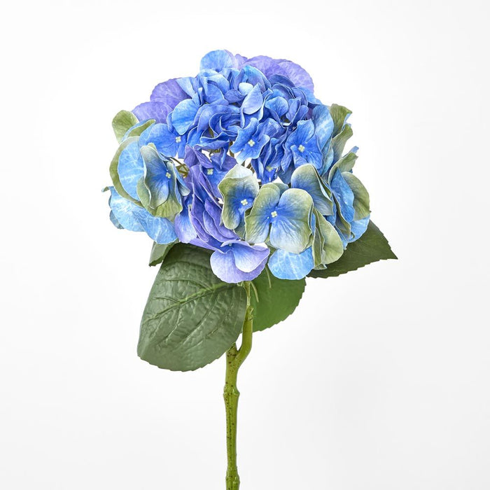 Real Touch Hydrangea Blue Blue 64cm Pack of 12