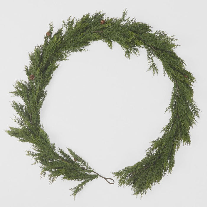 Pine Needle Garland Green 270cm Pack of 2