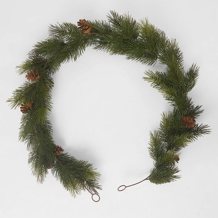 Pine Cone Garland Green 170cm Pack of 4