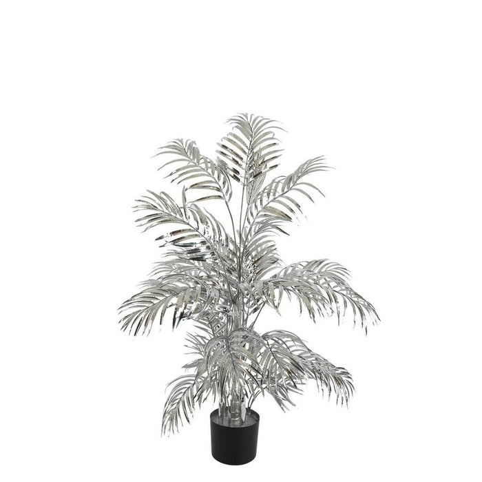 Areca Palm 522 Leaves Metallic Silver Grey 150cm