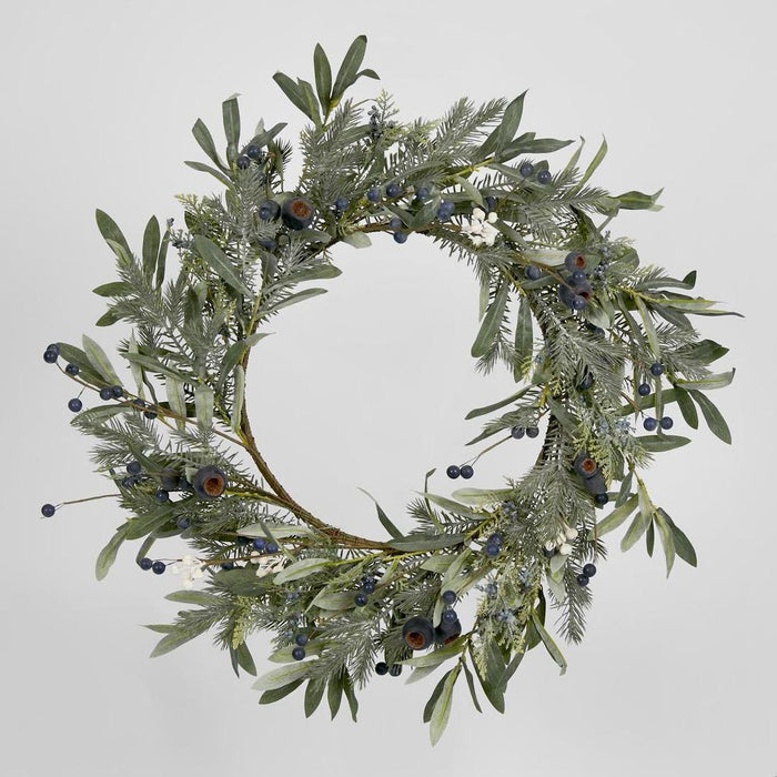 Blueberry Wreath Green 60cm
