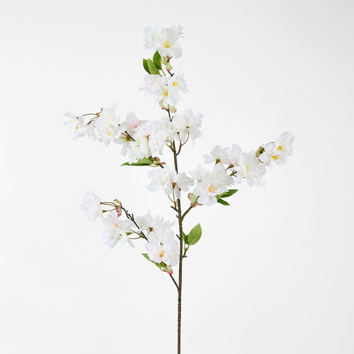 Cherry Blossom Stem White Pink 100cm - Pack of 12
