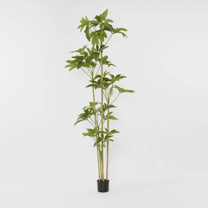 Real Touch Frangipani Tree Green 210cm