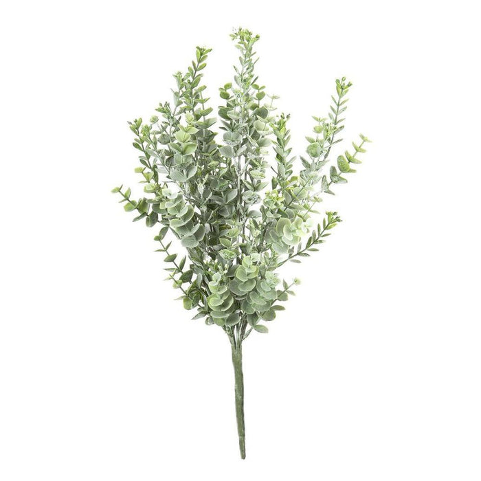Eucalyptus Bush 40cm Grey Green Pack of 12
