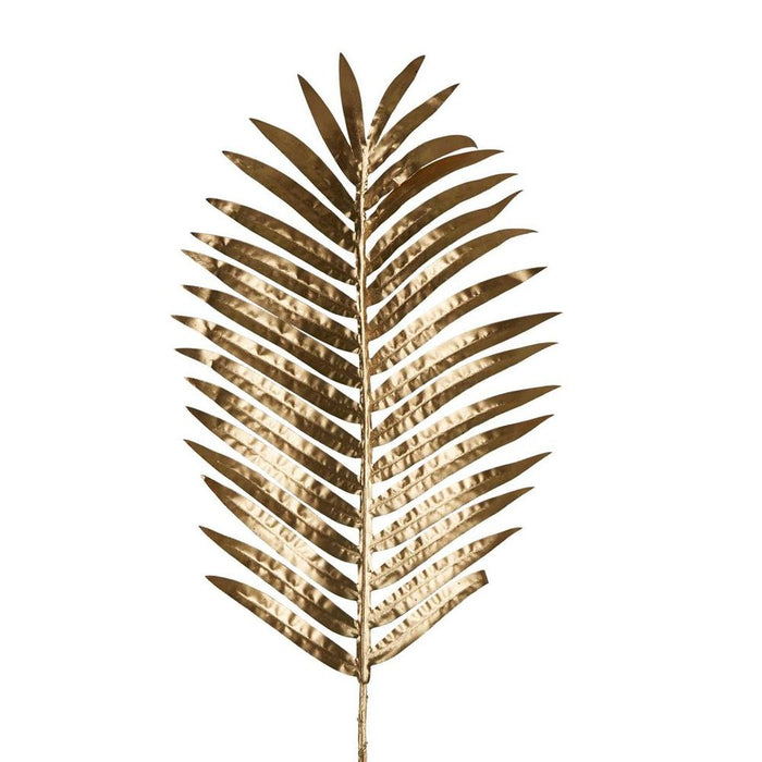 Golden Palm Leaf Single Gold 93cm Pack of 6