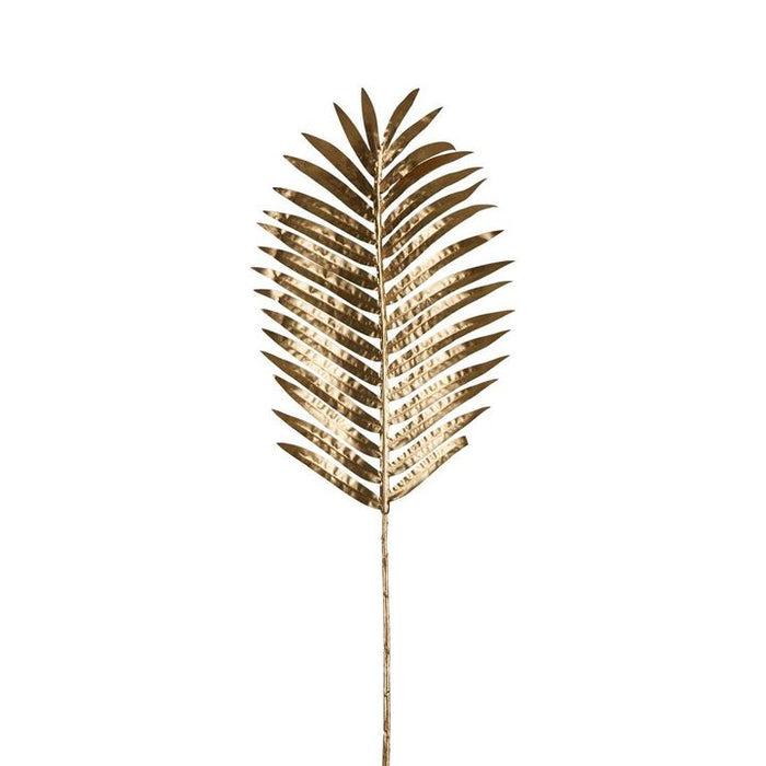 Golden Palm Leaf Single Gold 93cm Pack of 6