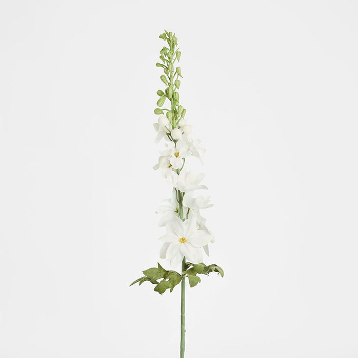 Delphinium Flower Stem 88cm White - Pack of 12