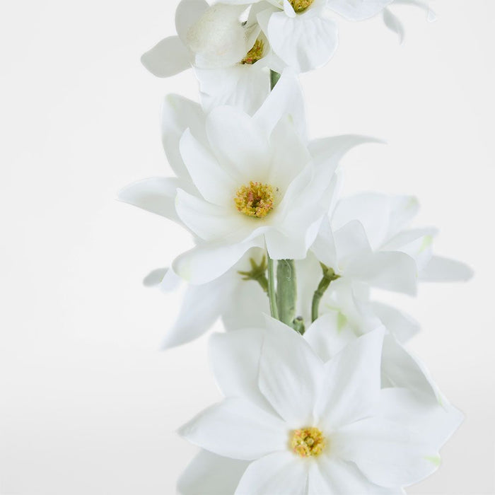Delphinium Flower Stem 88cm White - Pack of 12