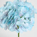 Soft Touch Hydrangea Flower Stem 75cm Blue Light Blue - Pack of 6