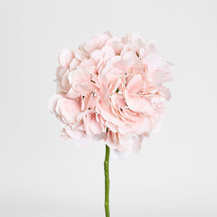 Soft Touch Hydrangea Flower Stem 75cm Pink Light Pink - Pack of 6