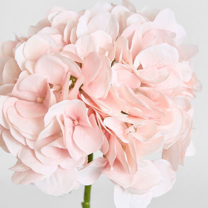 Soft Touch Hydrangea Flower Stem 75cm Pink Light Pink - Pack of 6