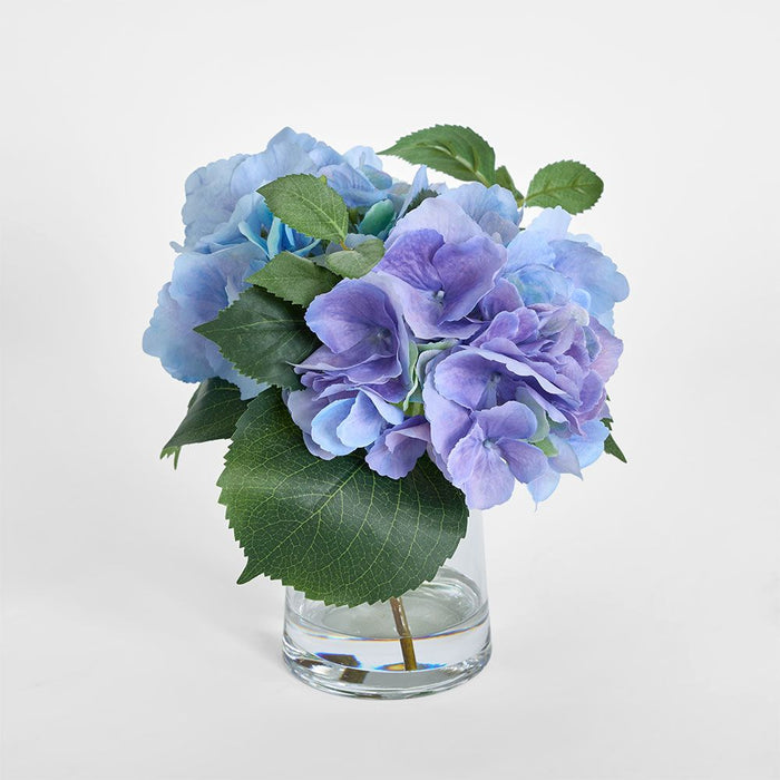 Hydrangea in Vase 31cm Lavender Lilac