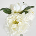 Peony Arrangement in Vase 23cm White - Pack of 6
