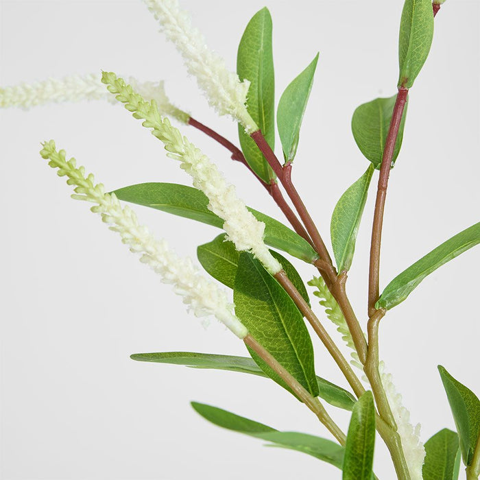 Virginia Willow Spray 89cm White Cream - Pack of 12