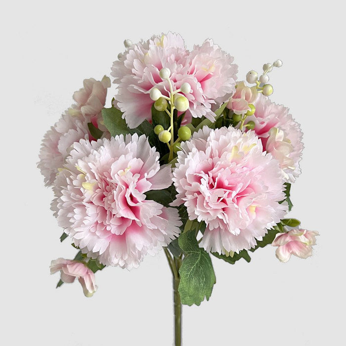 Carnation Bouquet Pink 35cm Light Pink - Pack of 12