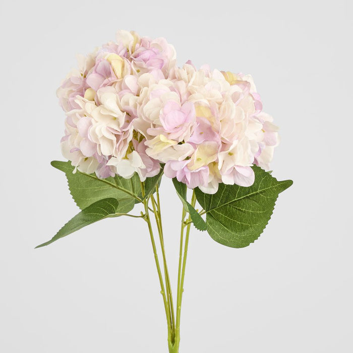 Yasmin Hydrangea Bunch Pink 46cm - Pack of 12