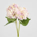 Yasmin Hydrangea Bunch Pink 46cm - Pack of 12