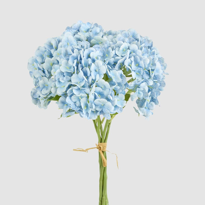 Mini Hydrangea Posy Blue 28cm - Pack of 12