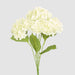 Real Touch Hydrangea 5 Head Bunch White 50cm - Pack of 12