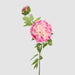 Leafy Peony Flower Stem Fuchsia 72cm - Pack of 12