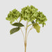 Hydrangea Bunch With 5 Heads Green 42cm - Pack of 12