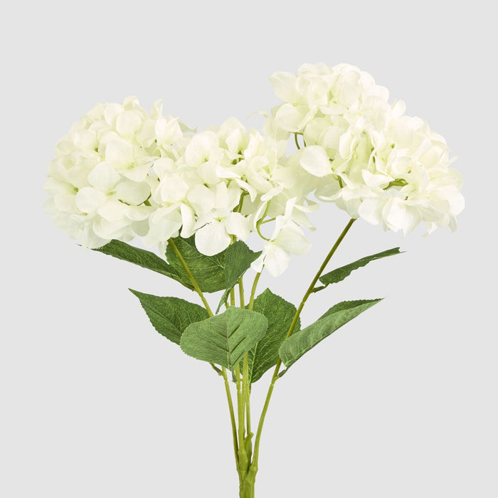 Large Hydrangea Bunch White 57cm - Pack of 12