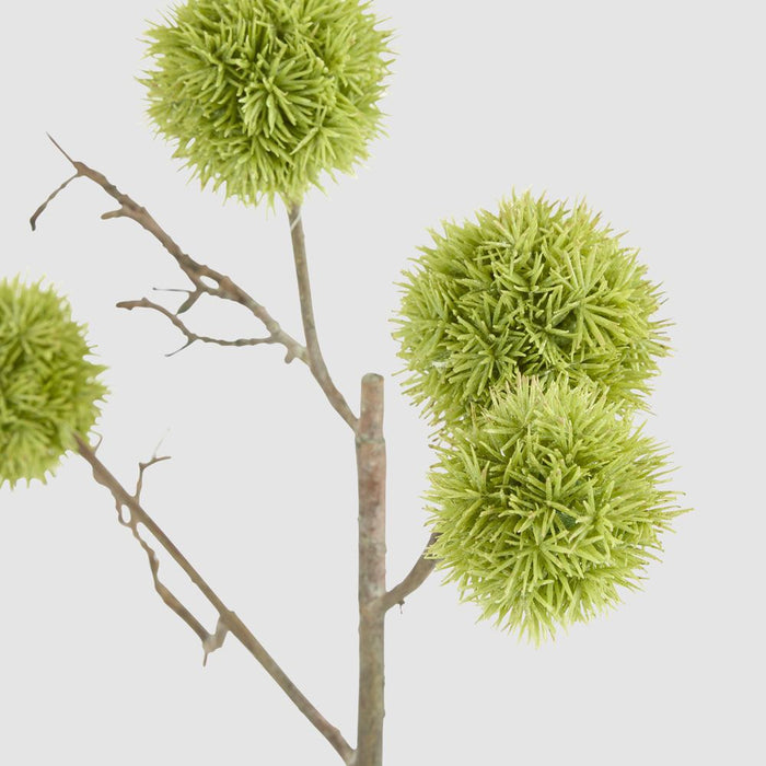 Thistle Globe Spray 80cm Green - Pack of 12