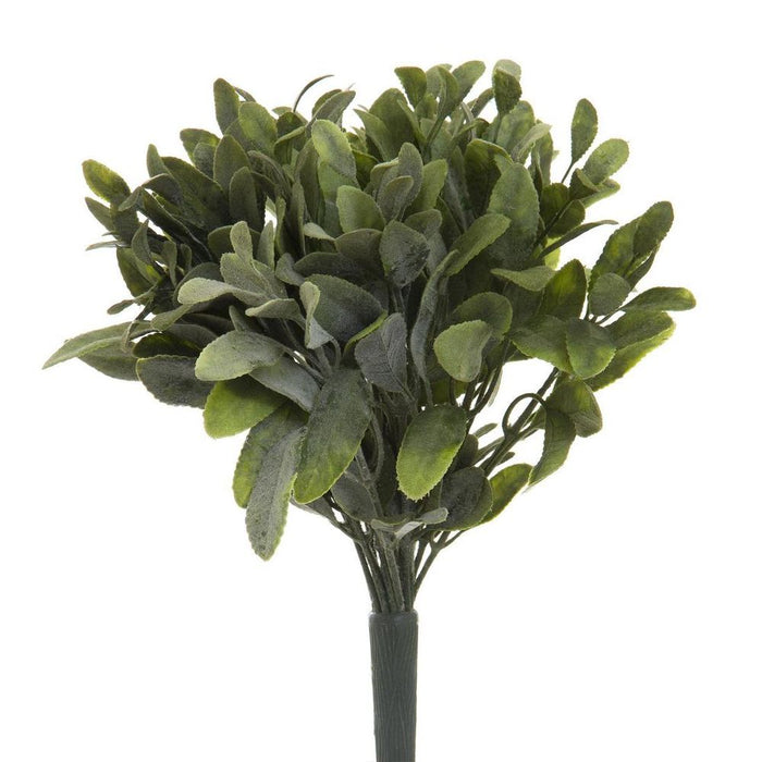 Flocked Sage Bush 26cm Pack of 12