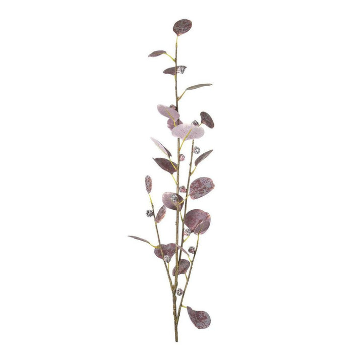 Eucalyptus Spray Burgundy 90cm Pack of 12