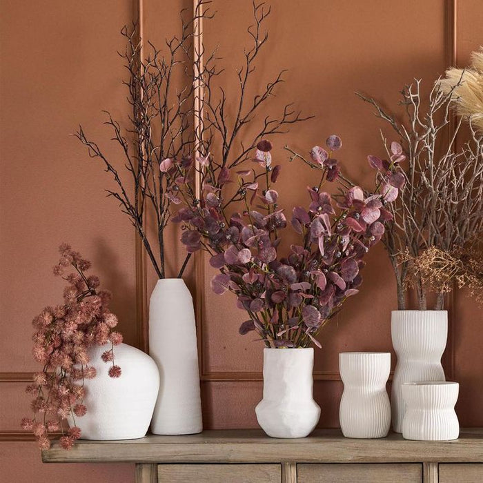 Eucalyptus Spray Burgundy 90cm Pack of 12