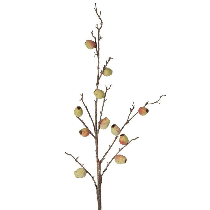 Fruit Berry Branch Stem Pink 94cm Pack of 8