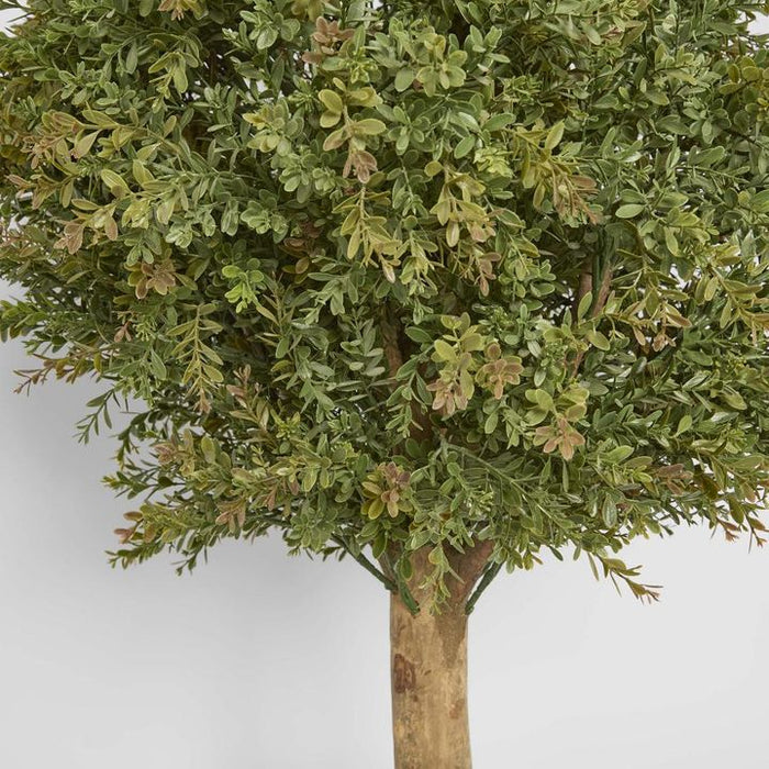 Red Day Leaf Ball Topiary Tree 85cm