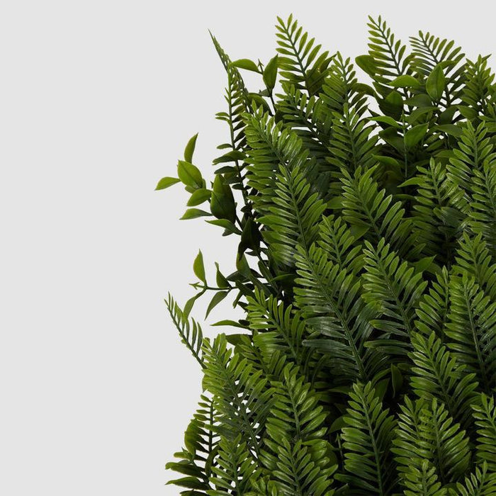 Long Greenery Garden UV Resistant Outdoor Screen Mat 100cm x 100cm Set of 2