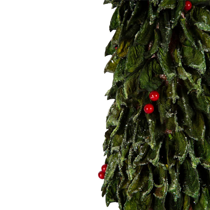 Frosted Berry Cone Tree Large 38cm Pack of 2