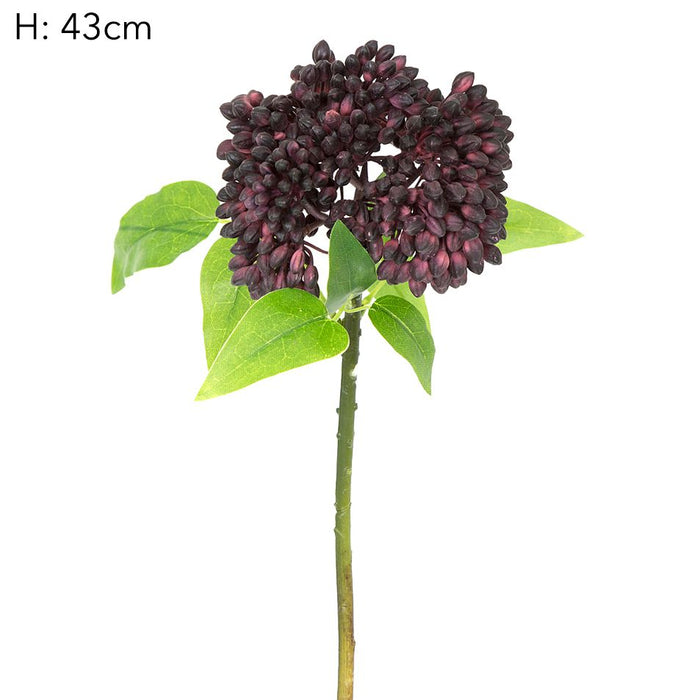 Berry Stem Purple 43cm Pack of 12